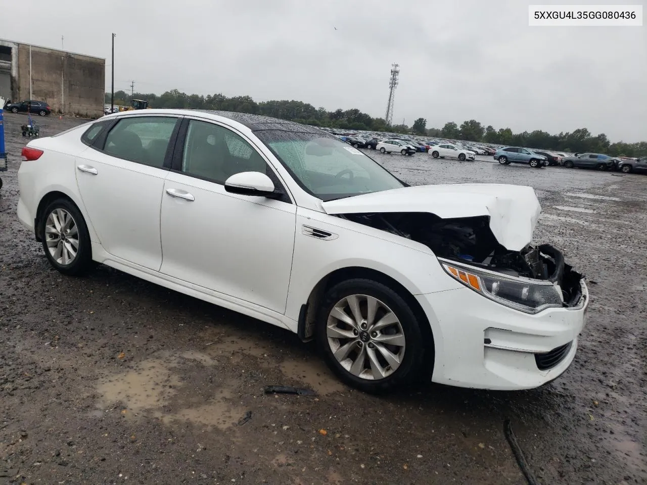 2016 Kia Optima Ex VIN: 5XXGU4L35GG080436 Lot: 71651304