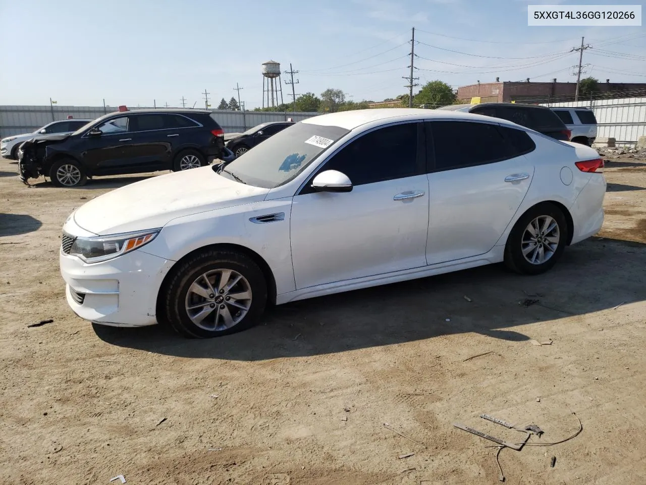 2016 Kia Optima Lx VIN: 5XXGT4L36GG120266 Lot: 71749004