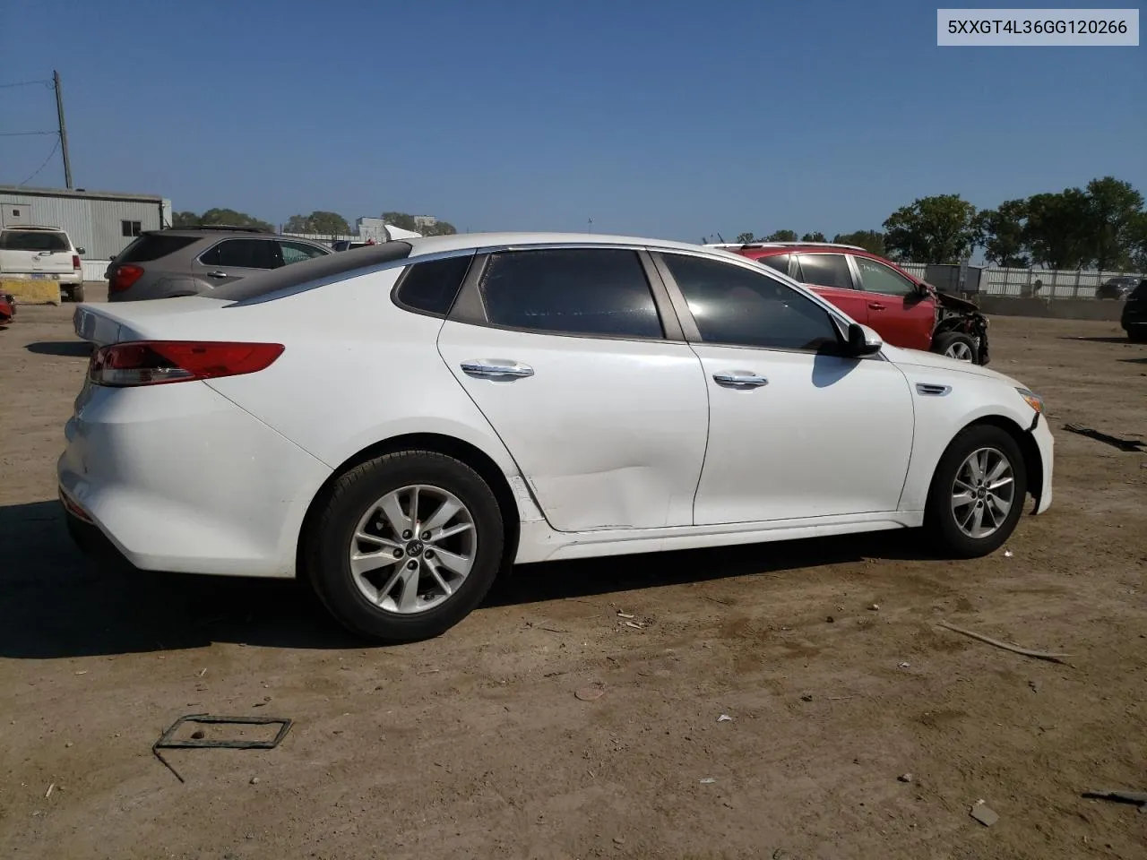 5XXGT4L36GG120266 2016 Kia Optima Lx