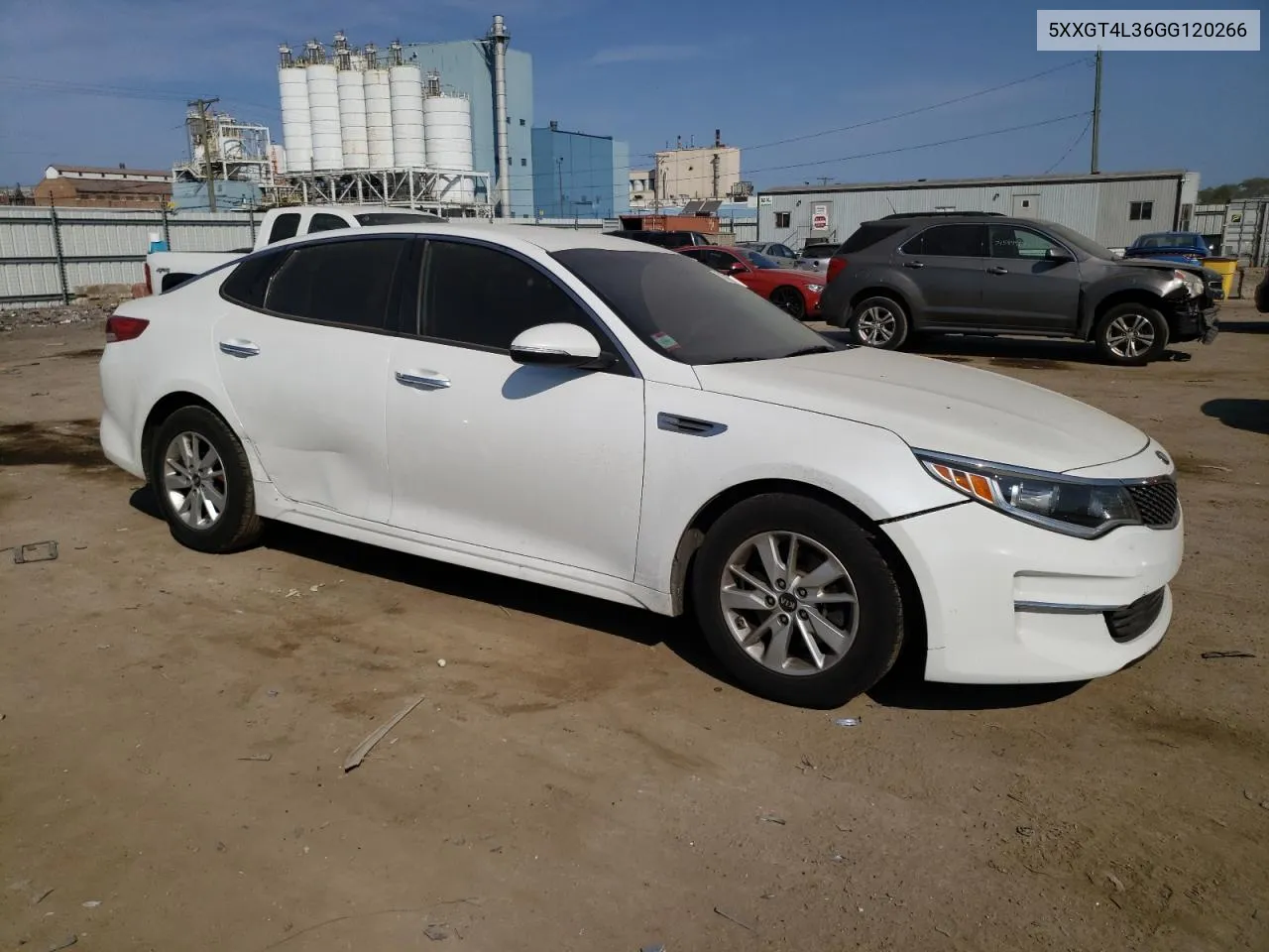 2016 Kia Optima Lx VIN: 5XXGT4L36GG120266 Lot: 71749004