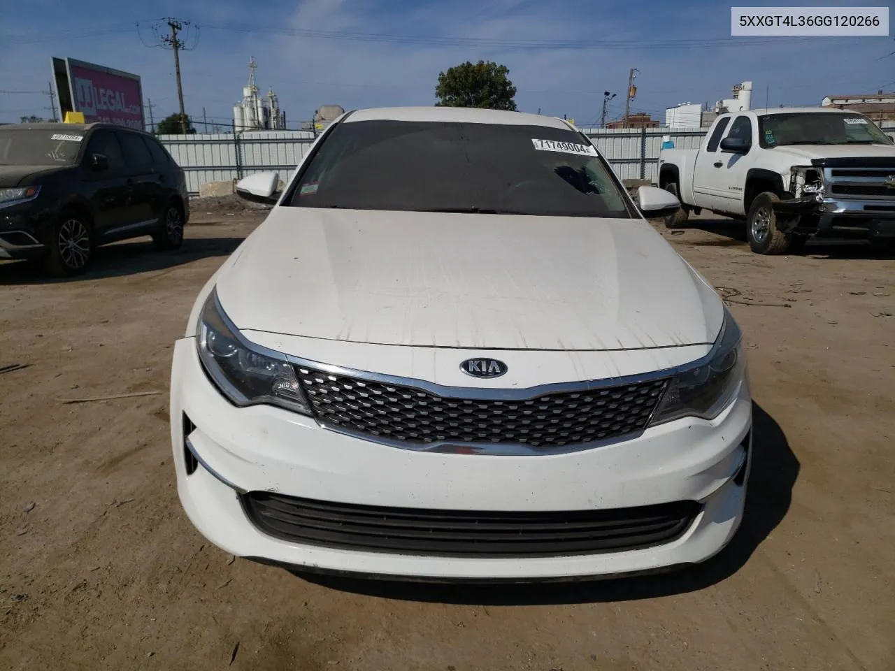 5XXGT4L36GG120266 2016 Kia Optima Lx