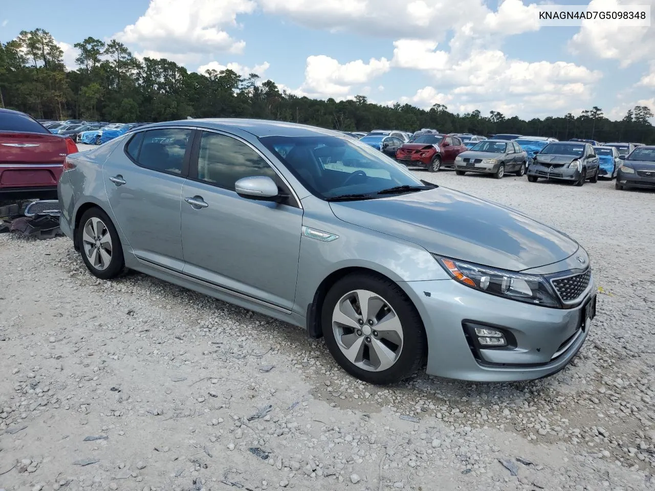 2016 Kia Optima Hybrid VIN: KNAGN4AD7G5098348 Lot: 71762984