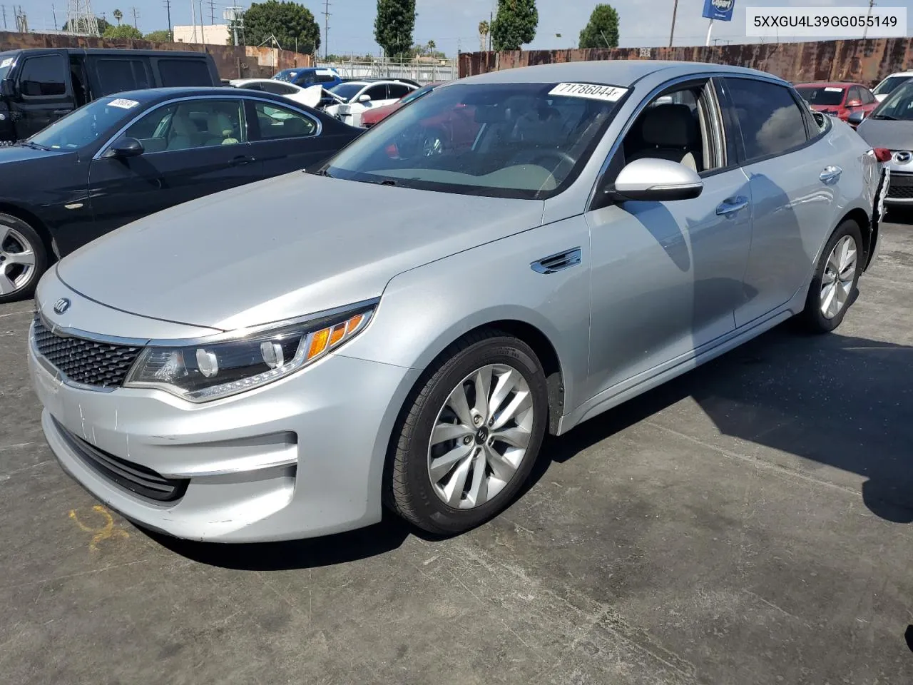 5XXGU4L39GG055149 2016 Kia Optima Ex