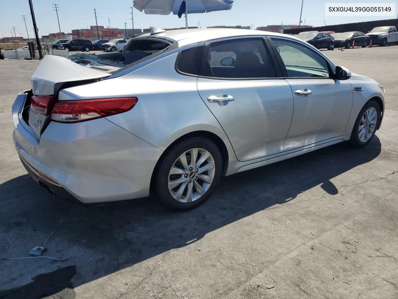 2016 Kia Optima Ex VIN: 5XXGU4L39GG055149 Lot: 71786044