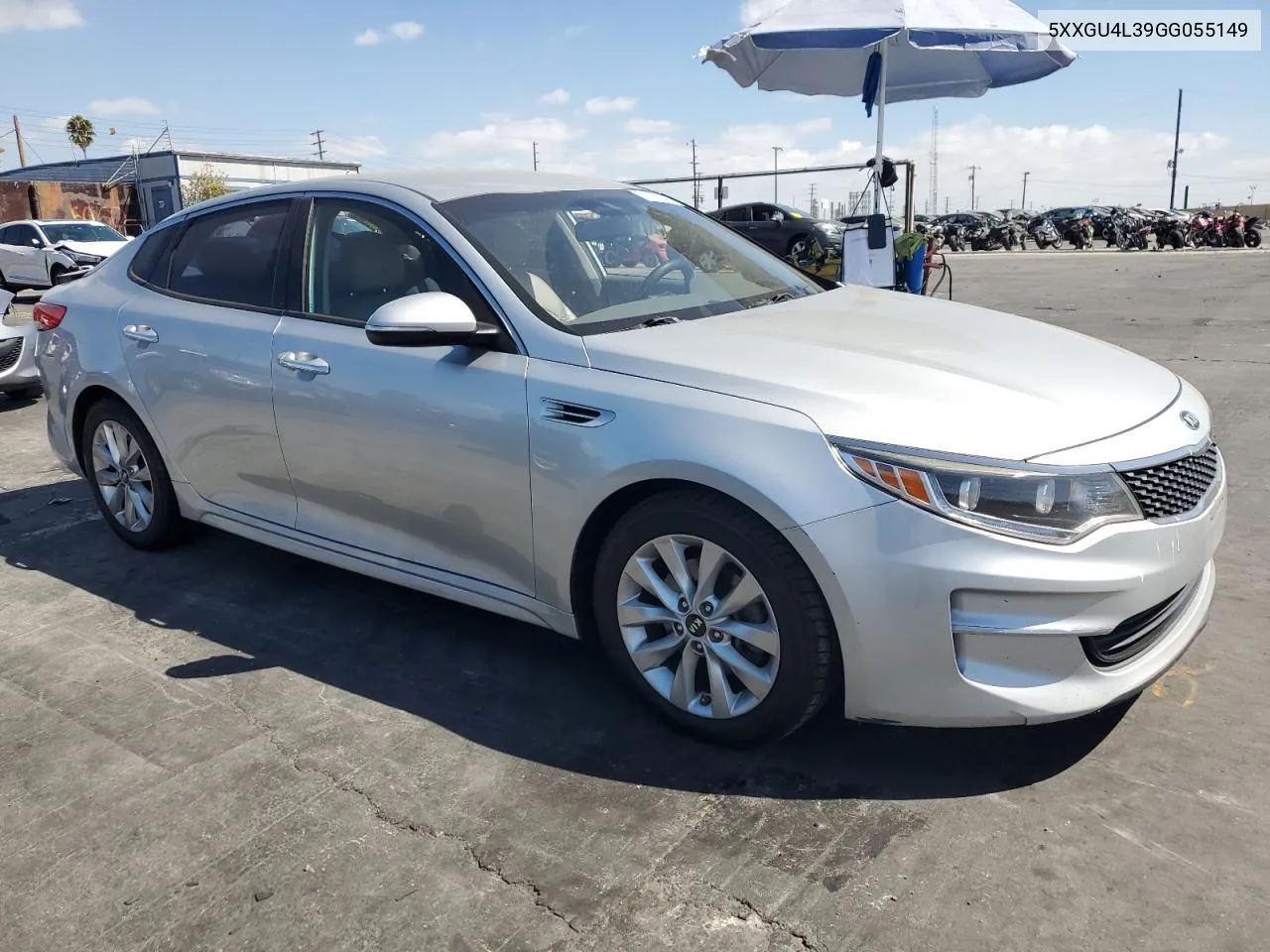 2016 Kia Optima Ex VIN: 5XXGU4L39GG055149 Lot: 71786044