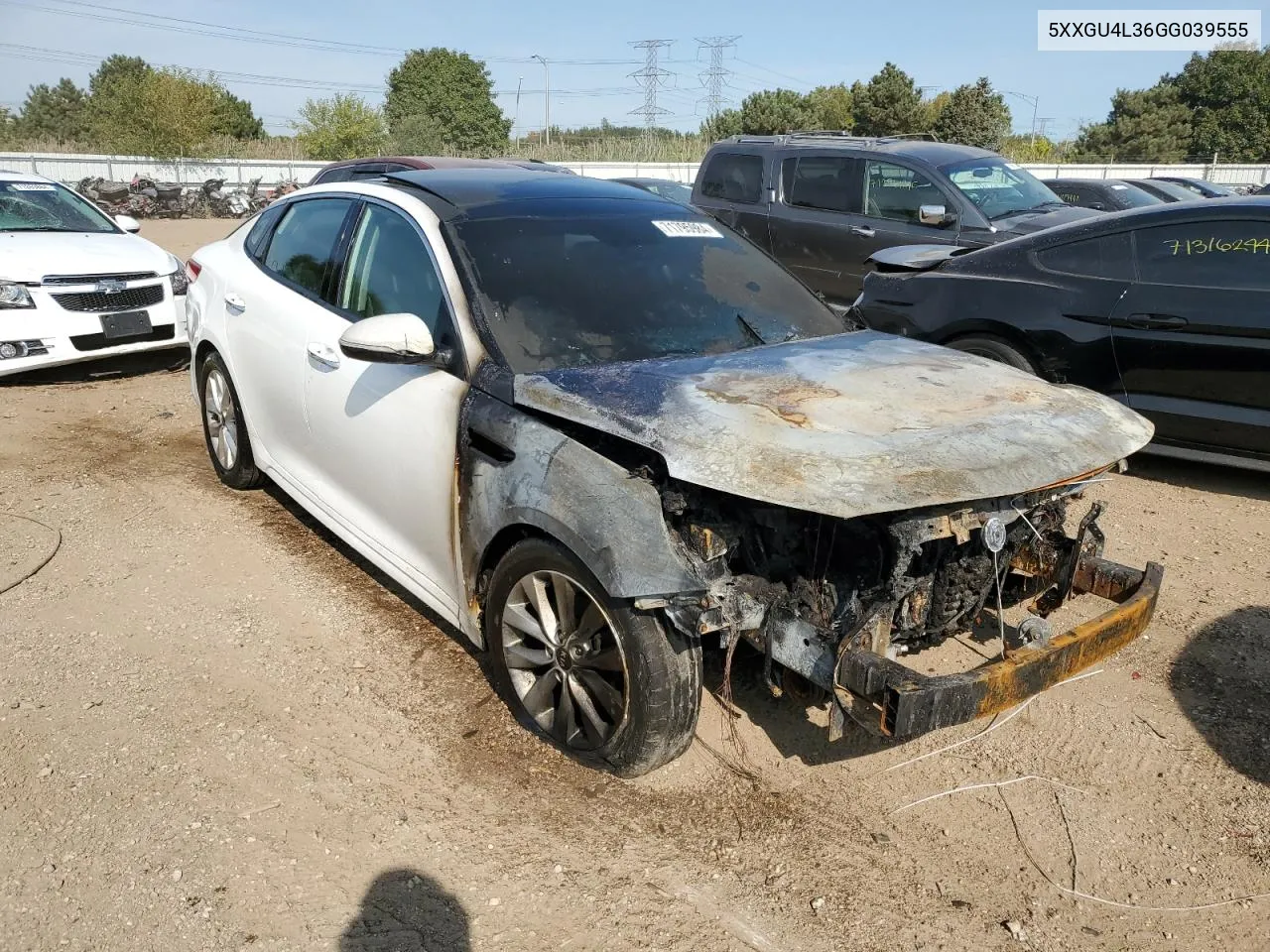 2016 Kia Optima Ex VIN: 5XXGU4L36GG039555 Lot: 71795984