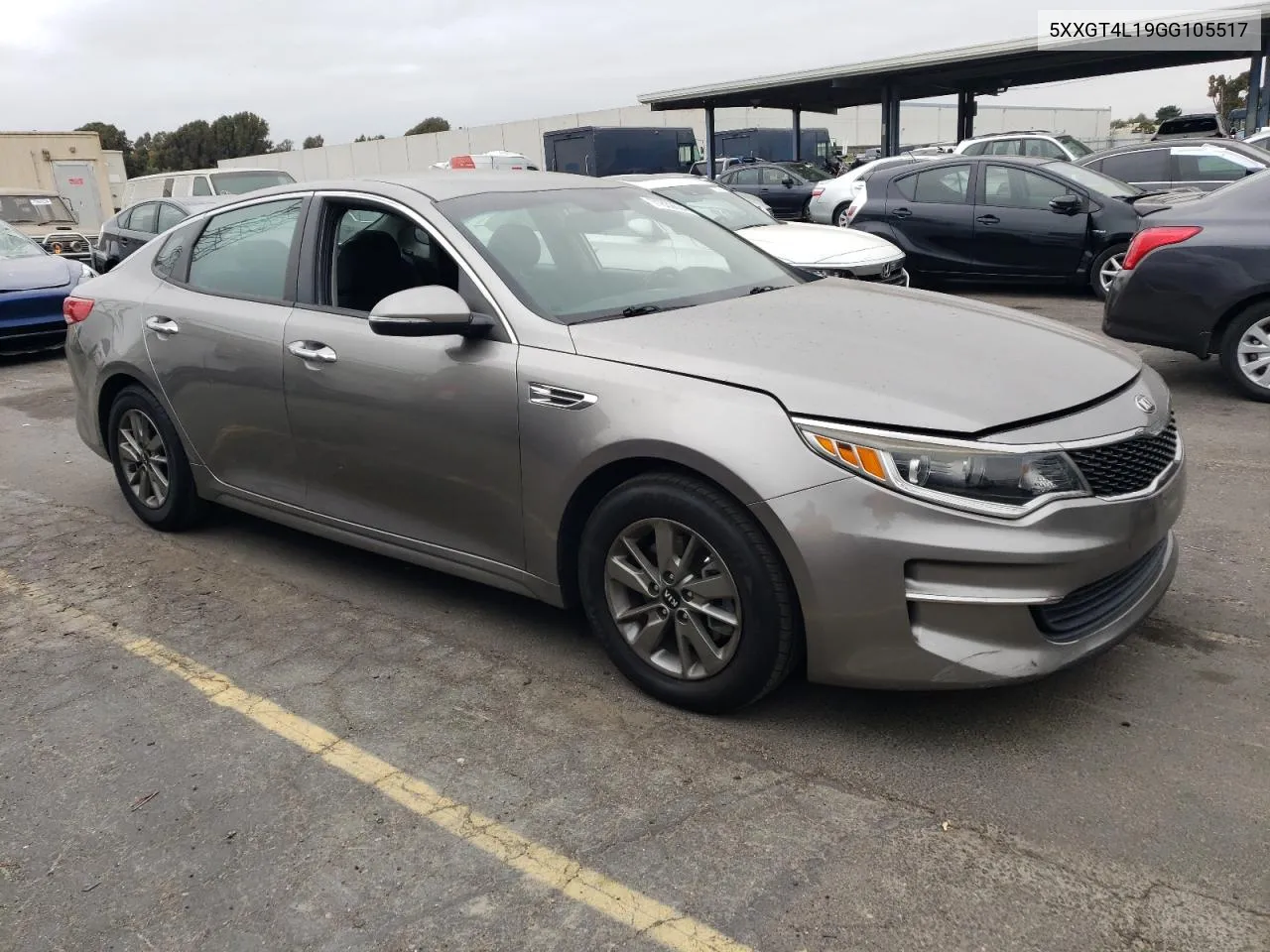 2016 Kia Optima Lx VIN: 5XXGT4L19GG105517 Lot: 71832634