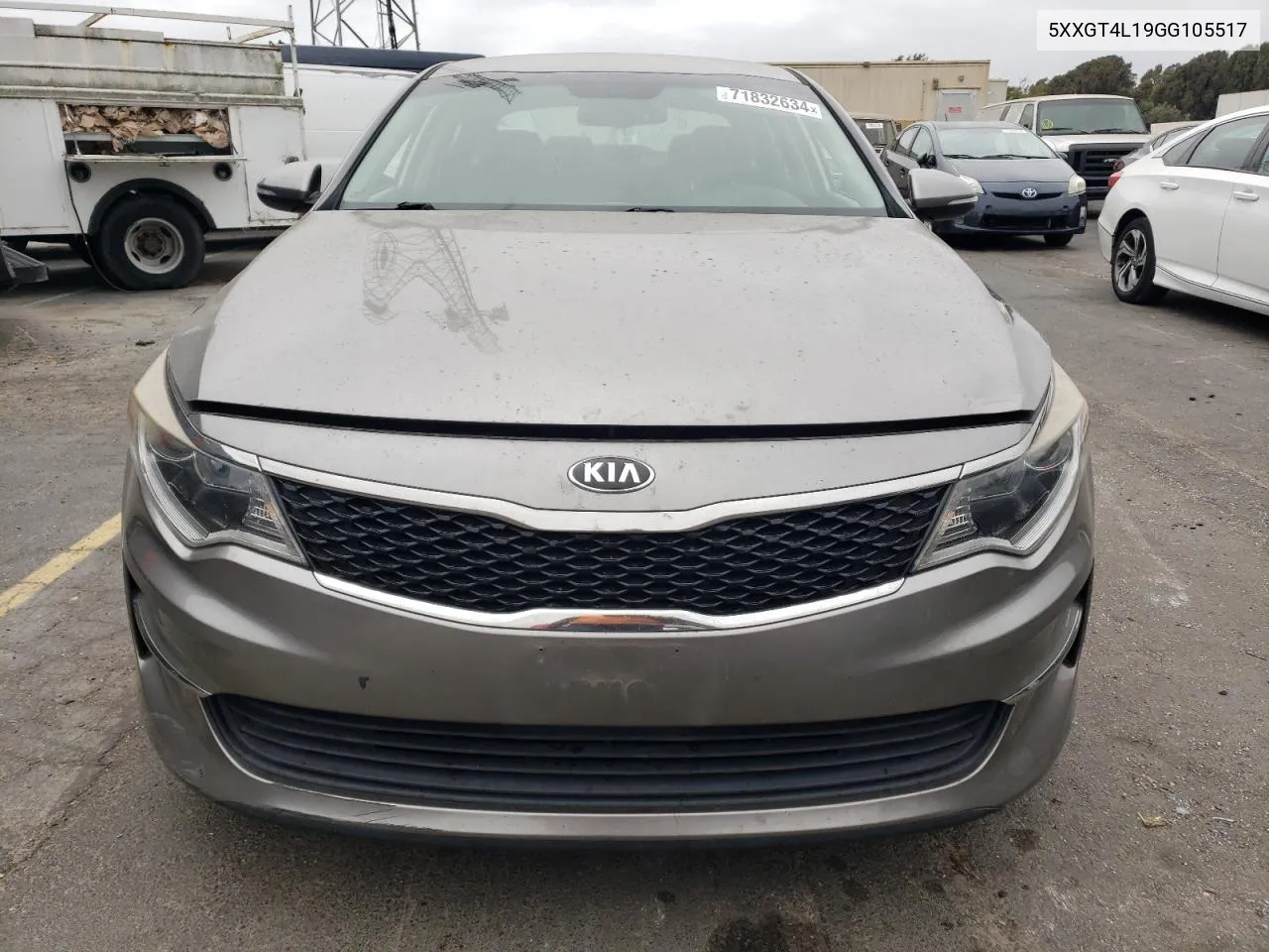 2016 Kia Optima Lx VIN: 5XXGT4L19GG105517 Lot: 71832634