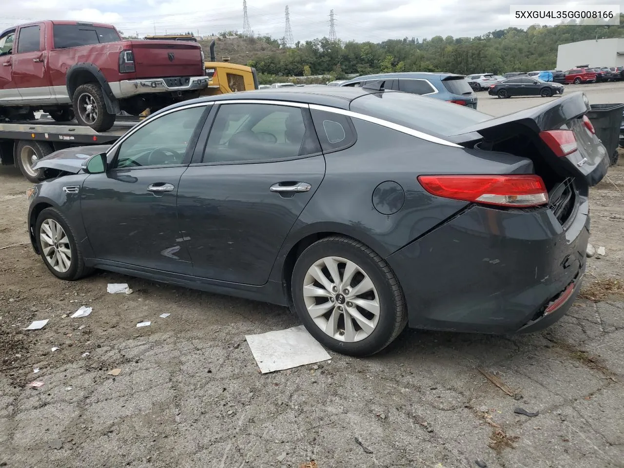 2016 Kia Optima Ex VIN: 5XXGU4L35GG008166 Lot: 72006944