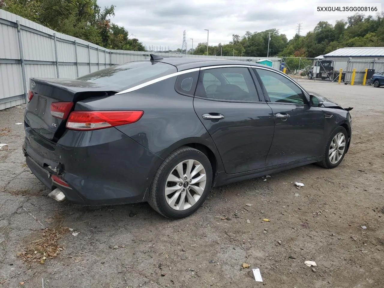 2016 Kia Optima Ex VIN: 5XXGU4L35GG008166 Lot: 72006944