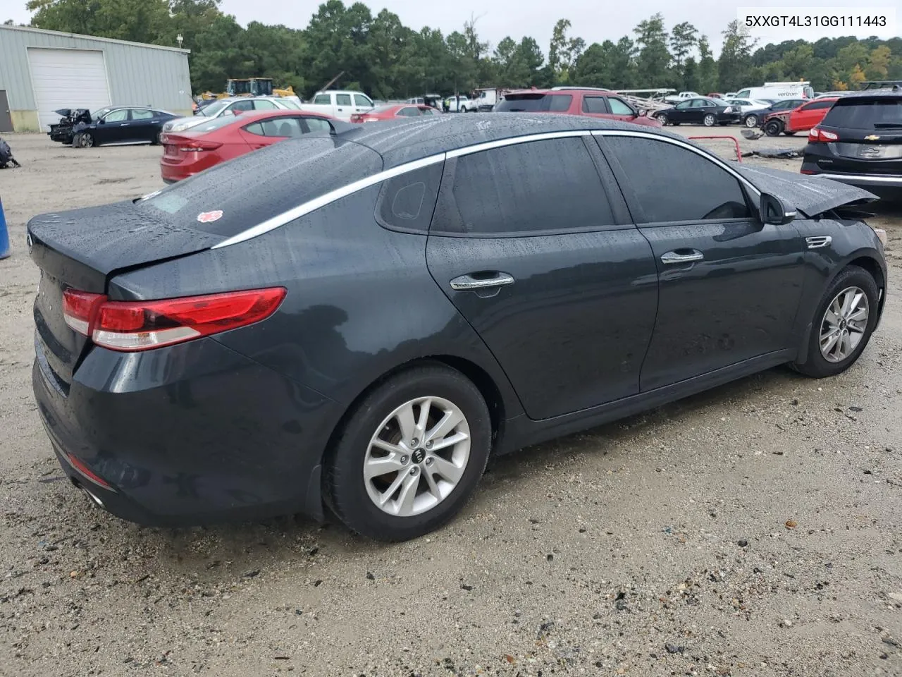 2016 Kia Optima Lx VIN: 5XXGT4L31GG111443 Lot: 72014854