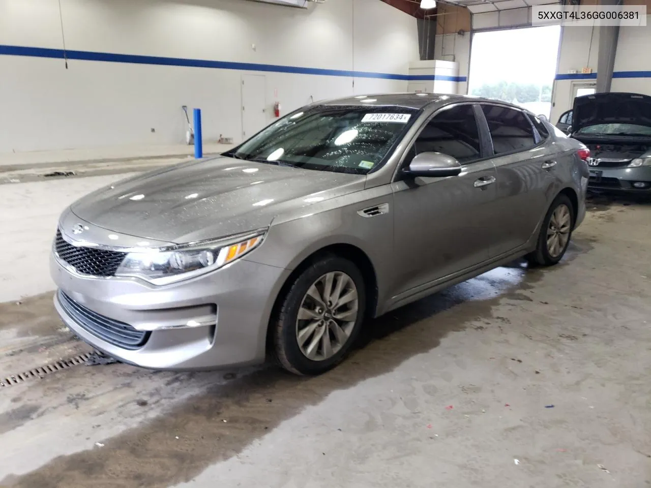 2016 Kia Optima Lx VIN: 5XXGT4L36GG006381 Lot: 72017634