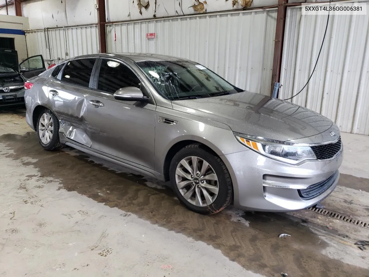 2016 Kia Optima Lx VIN: 5XXGT4L36GG006381 Lot: 72017634