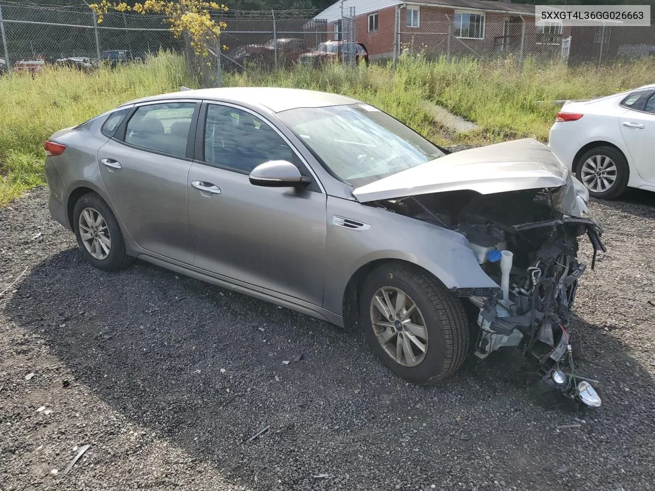 2016 Kia Optima Lx VIN: 5XXGT4L36GG026663 Lot: 72038084