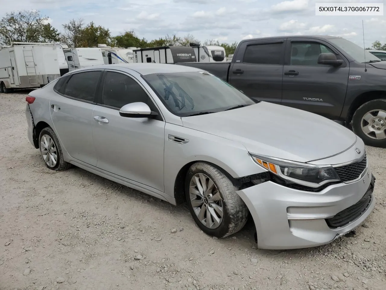 2016 Kia Optima Lx VIN: 5XXGT4L37GG067772 Lot: 72064804