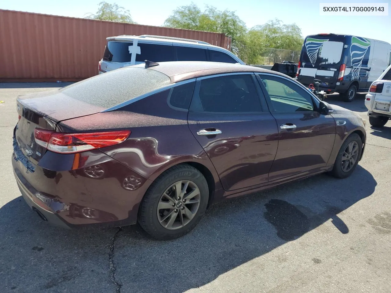 2016 Kia Optima Lx VIN: 5XXGT4L17GG009143 Lot: 72074954