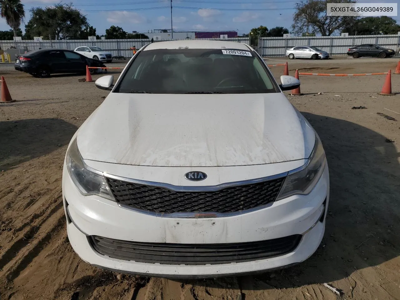 5XXGT4L36GG049389 2016 Kia Optima Lx