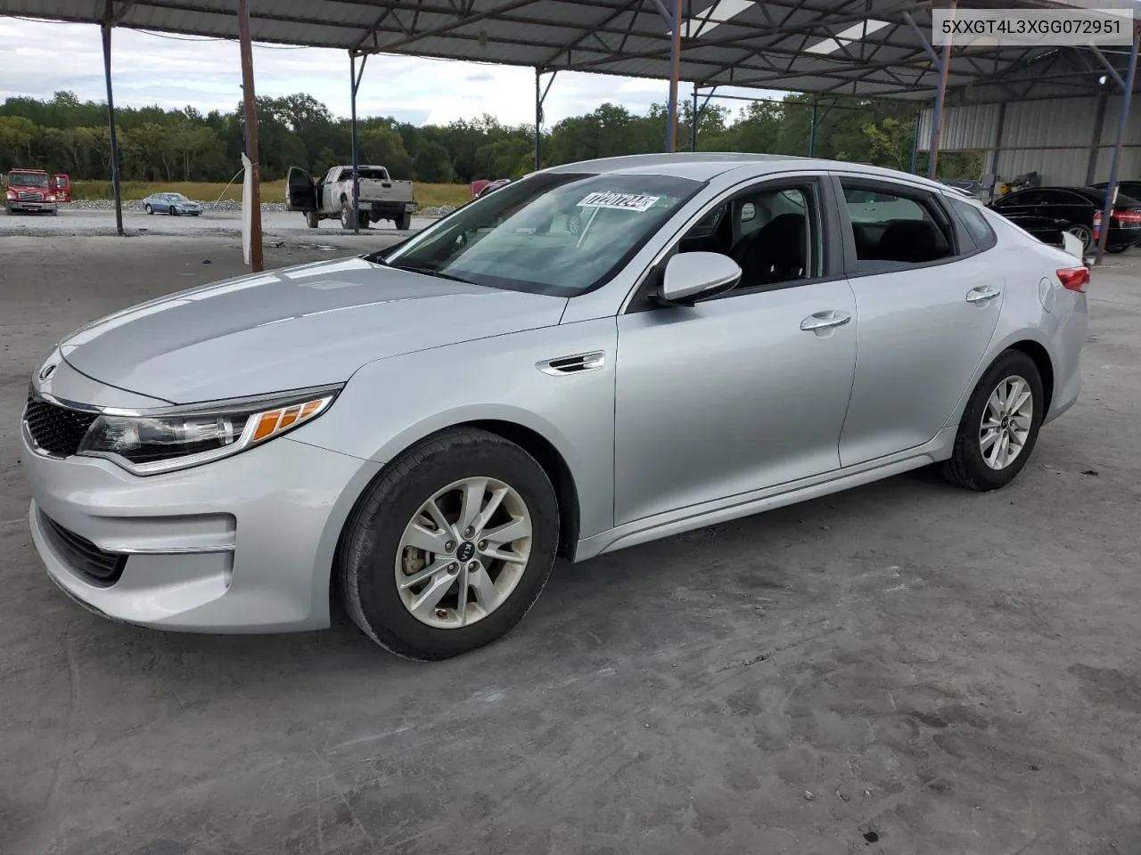 2016 Kia Optima Lx VIN: 5XXGT4L3XGG072951 Lot: 72207244