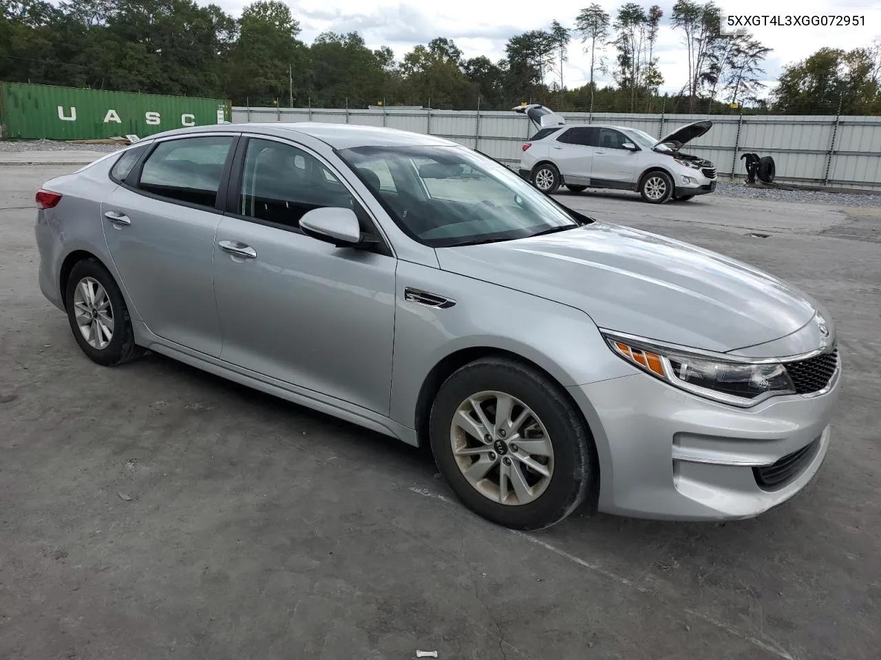 2016 Kia Optima Lx VIN: 5XXGT4L3XGG072951 Lot: 72207244