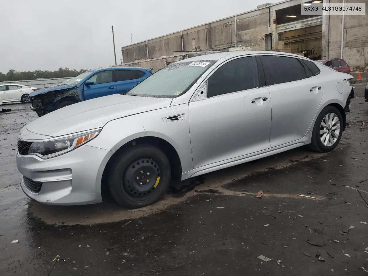 2016 Kia Optima Lx VIN: 5XXGT4L31GG074748 Lot: 72219114