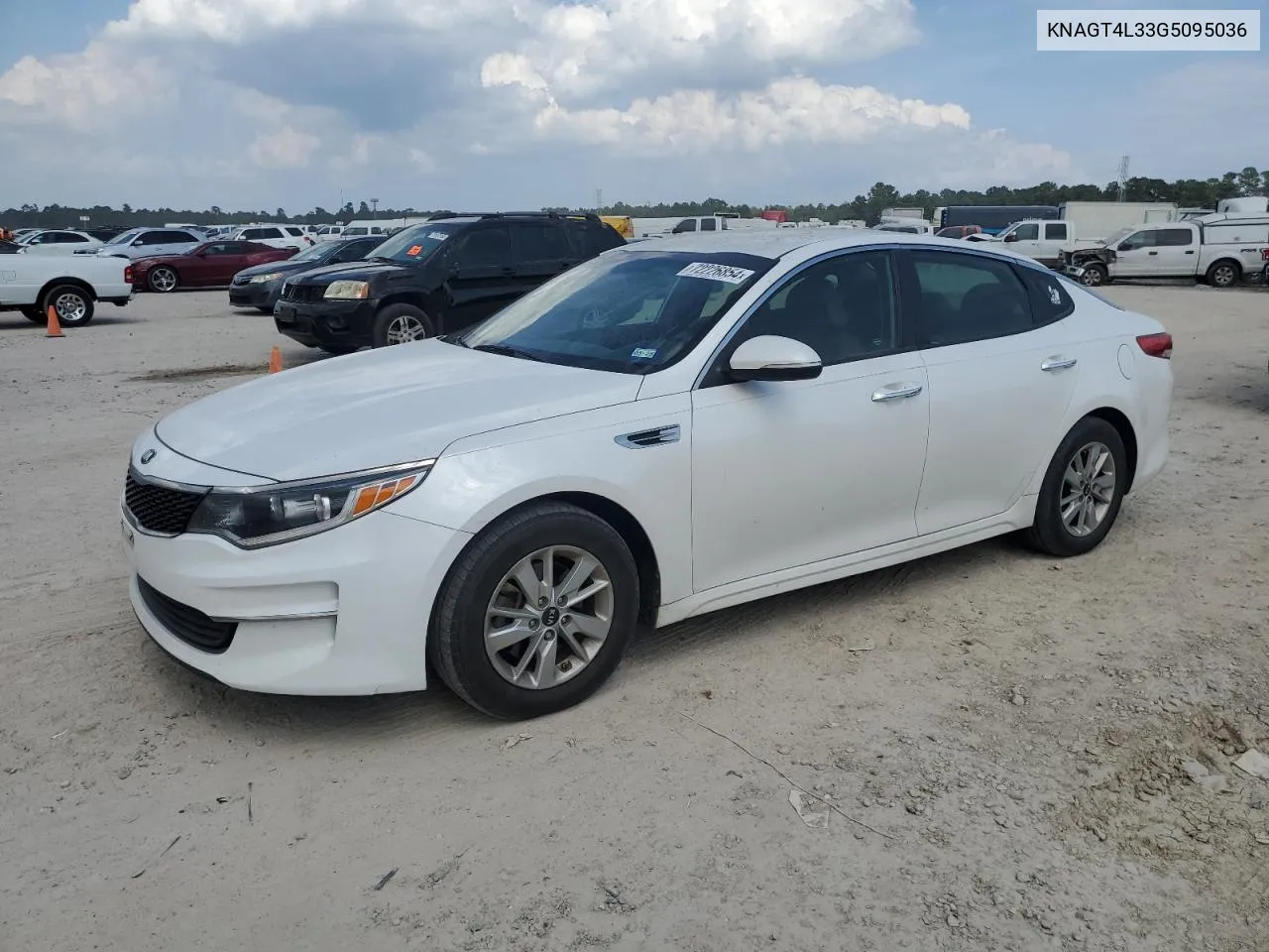 KNAGT4L33G5095036 2016 Kia Optima Lx