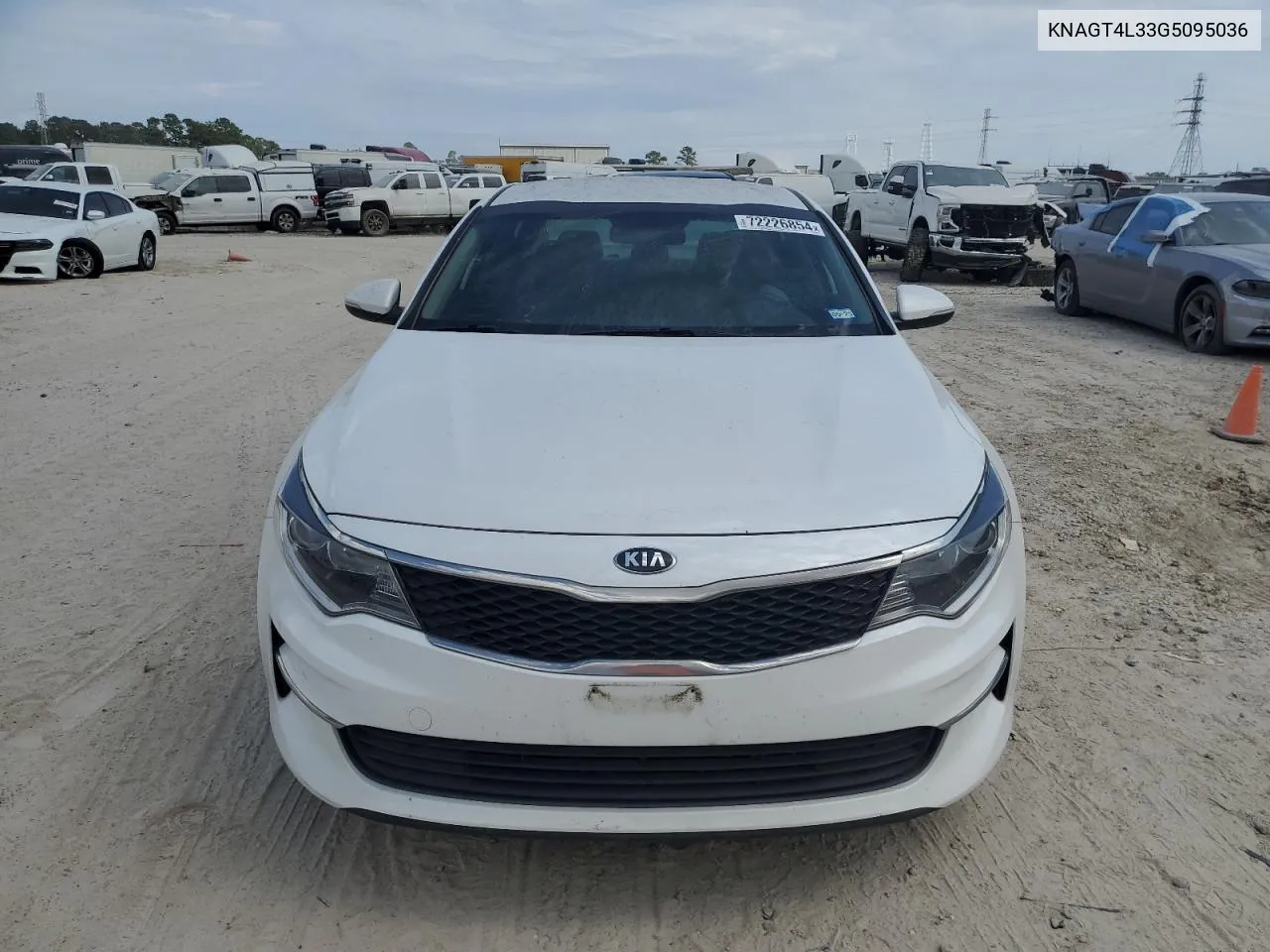 KNAGT4L33G5095036 2016 Kia Optima Lx