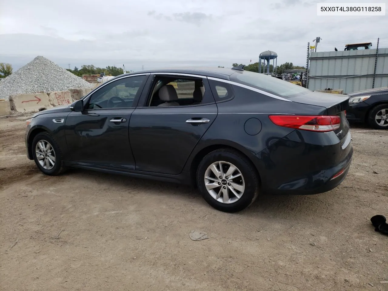 5XXGT4L38GG118258 2016 Kia Optima Lx