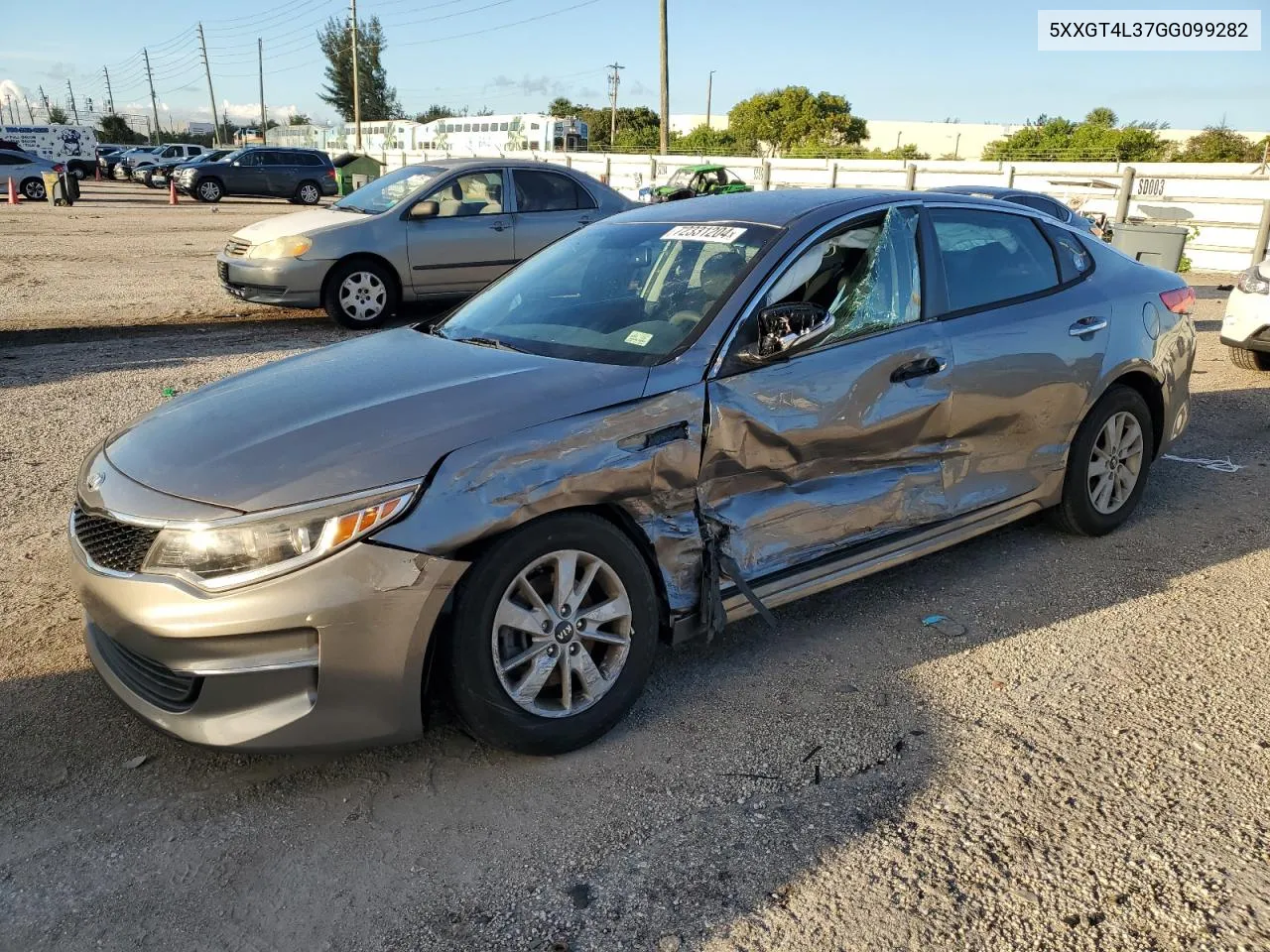 2016 Kia Optima Lx VIN: 5XXGT4L37GG099282 Lot: 72331204