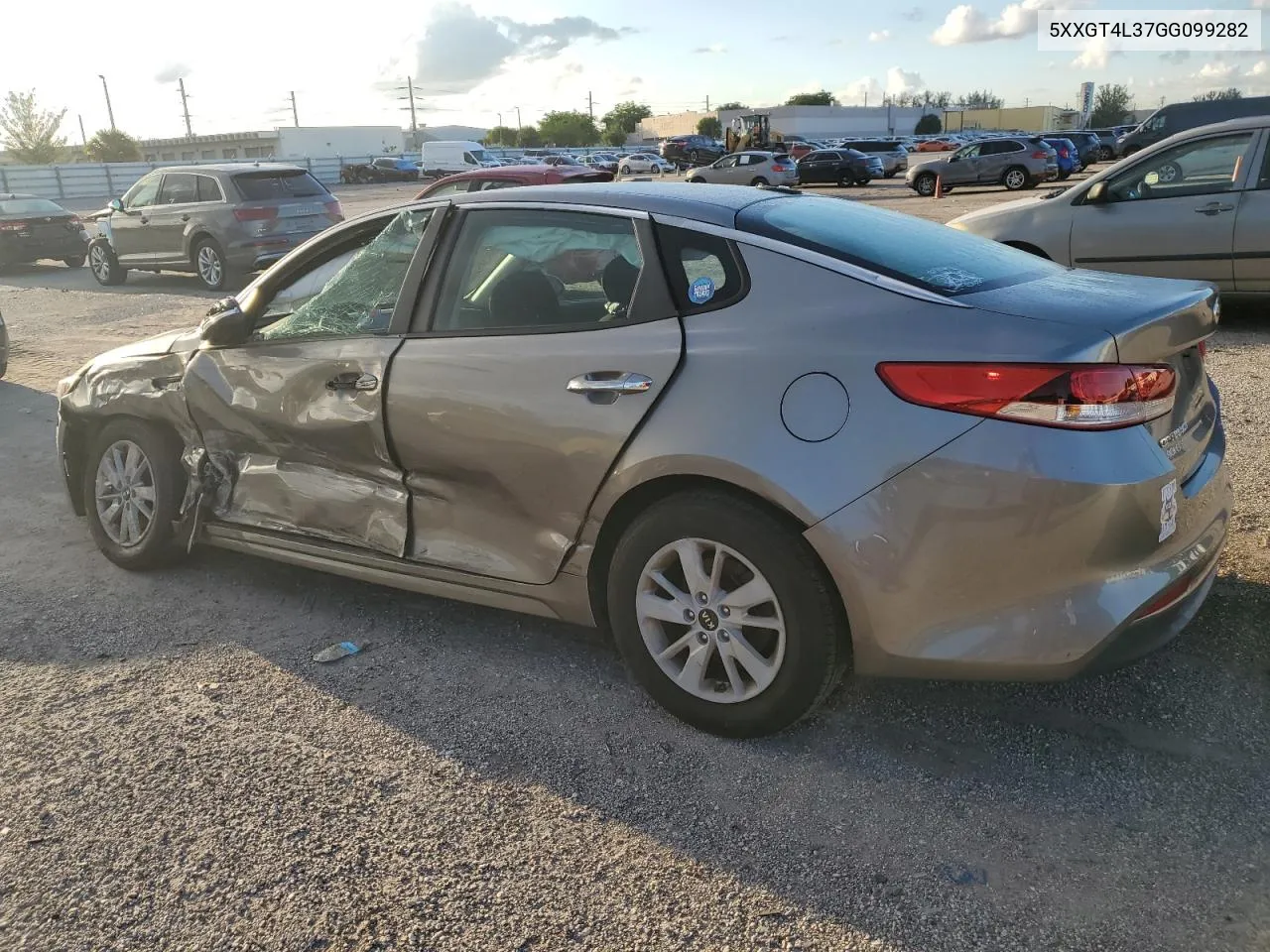 2016 Kia Optima Lx VIN: 5XXGT4L37GG099282 Lot: 72331204