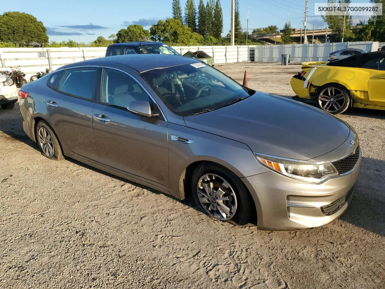 2016 Kia Optima Lx VIN: 5XXGT4L37GG099282 Lot: 72331204