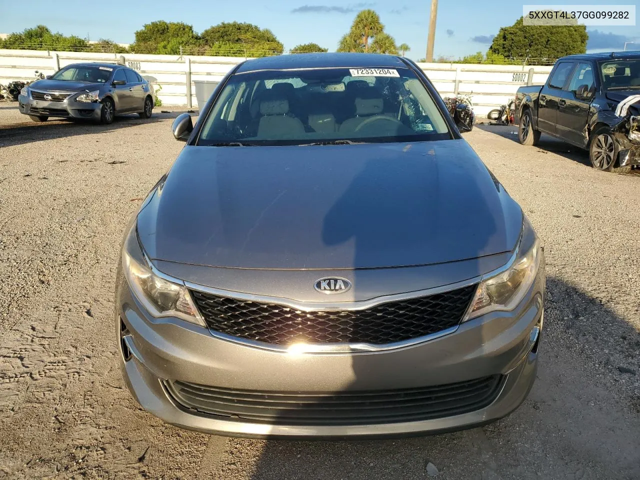 2016 Kia Optima Lx VIN: 5XXGT4L37GG099282 Lot: 72331204