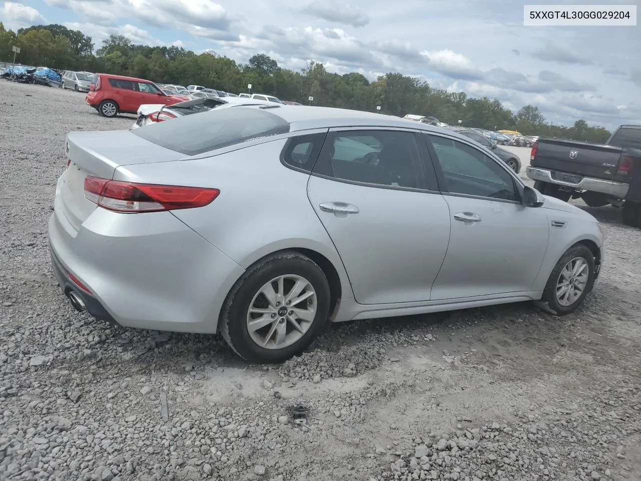 2016 Kia Optima Lx VIN: 5XXGT4L30GG029204 Lot: 72420584