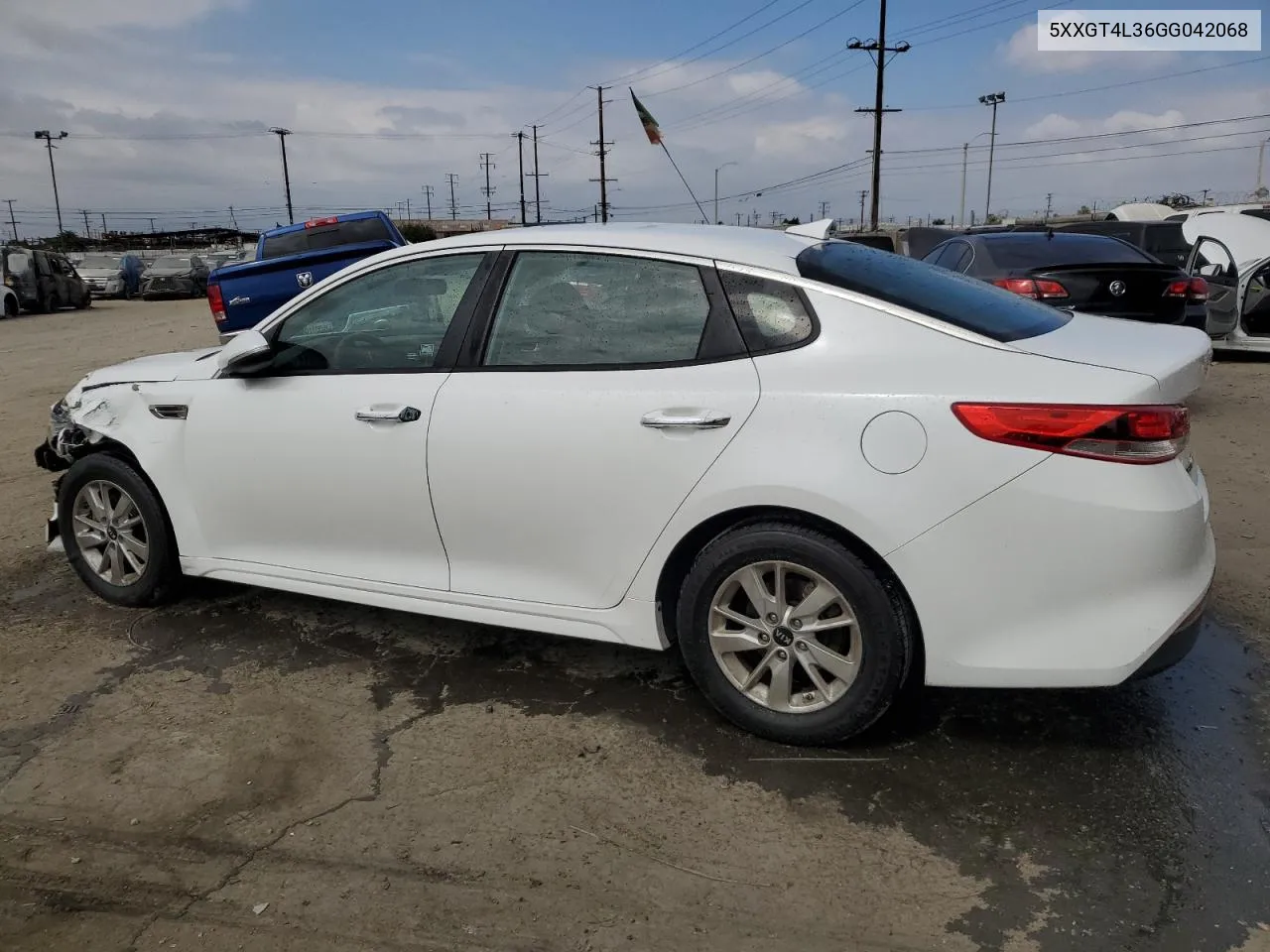 2016 Kia Optima Lx VIN: 5XXGT4L36GG042068 Lot: 72471114