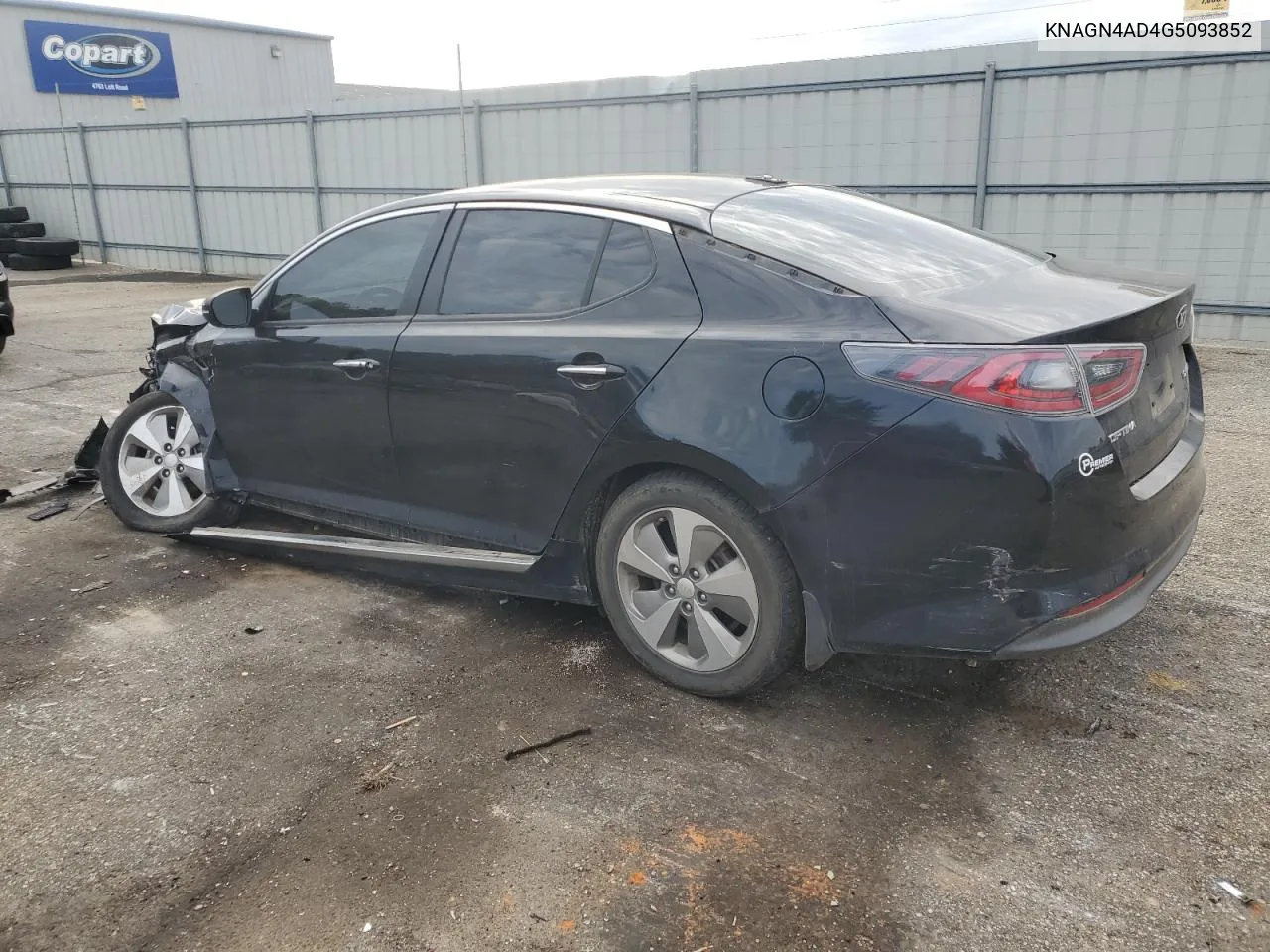 2016 Kia Optima Hybrid VIN: KNAGN4AD4G5093852 Lot: 72550354