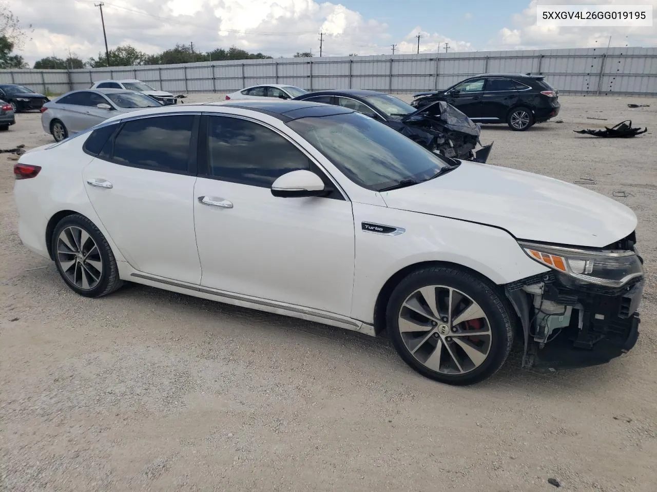 2016 Kia Optima Sxl VIN: 5XXGV4L26GG019195 Lot: 72614094