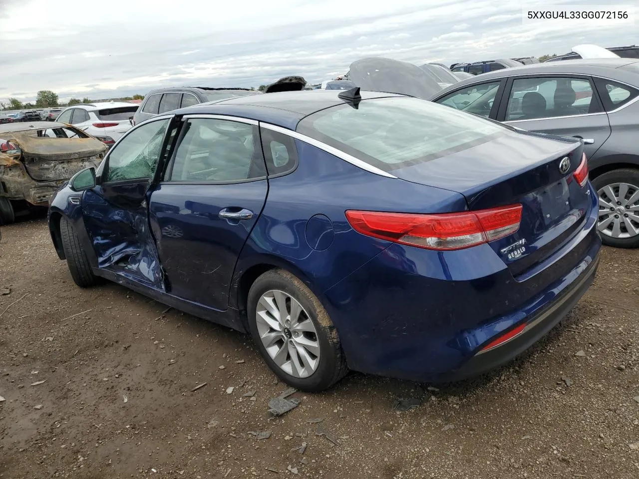 5XXGU4L33GG072156 2016 Kia Optima Ex