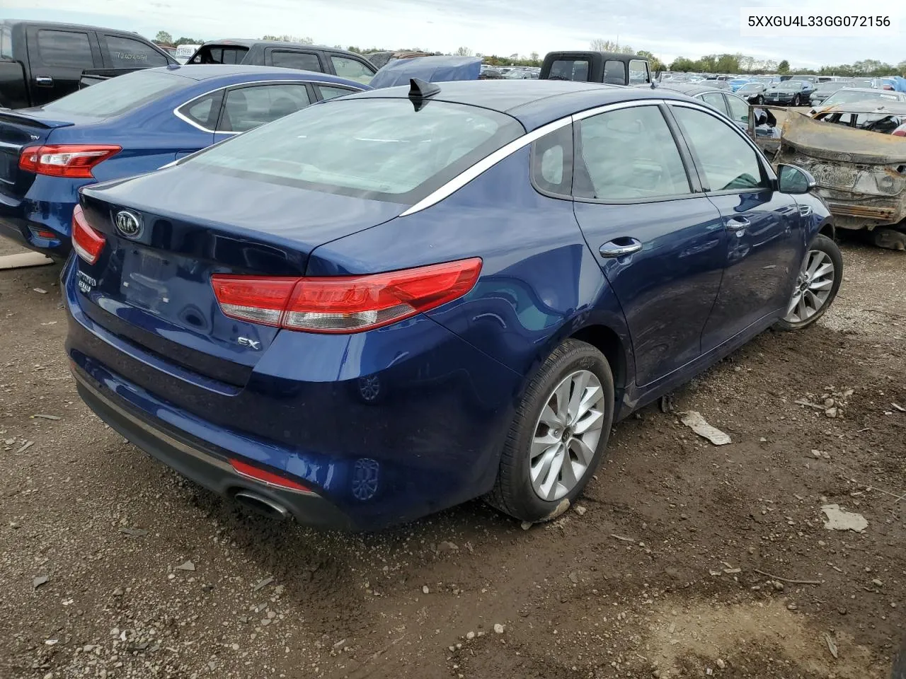 2016 Kia Optima Ex VIN: 5XXGU4L33GG072156 Lot: 72748884