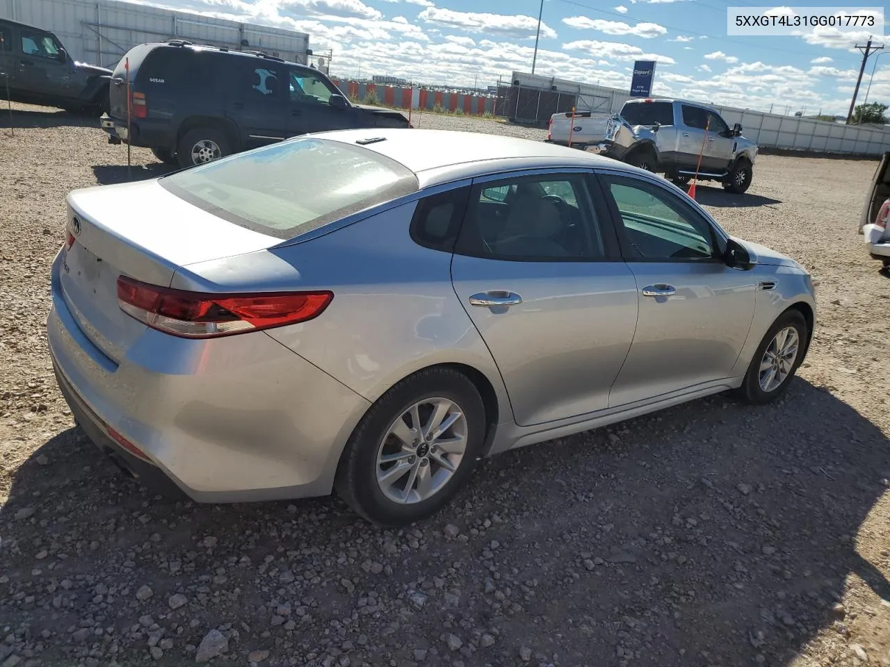 2016 Kia Optima Lx VIN: 5XXGT4L31GG017773 Lot: 72978604