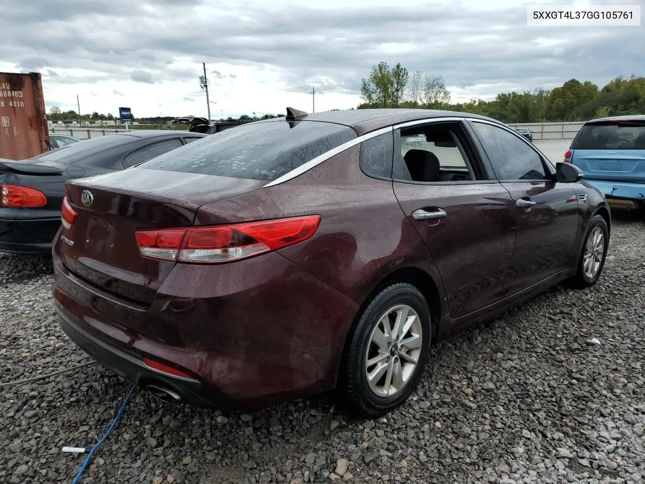 2016 Kia Optima Lx VIN: 5XXGT4L37GG105761 Lot: 73028674