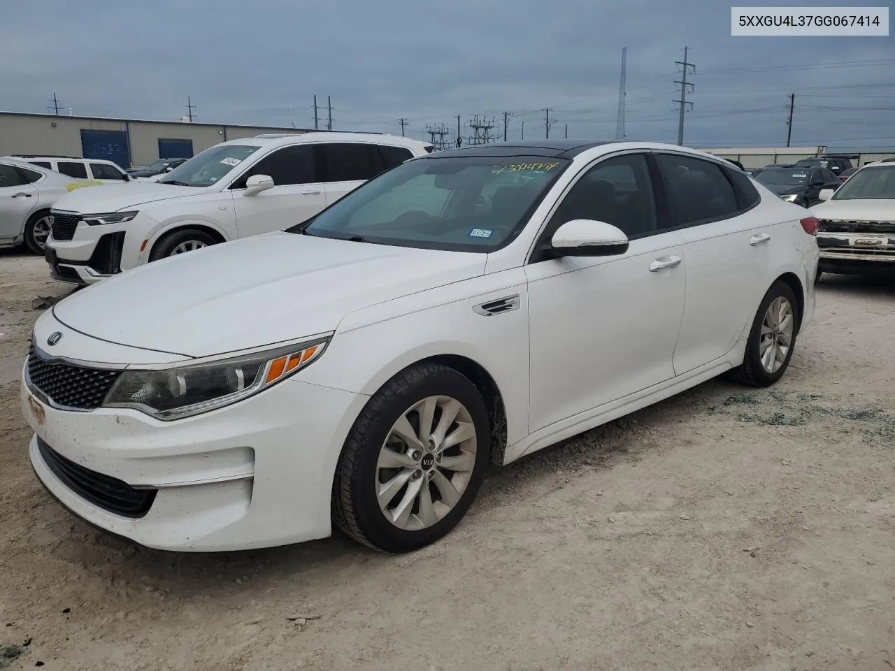 2016 Kia Optima Ex VIN: 5XXGU4L37GG067414 Lot: 73044354