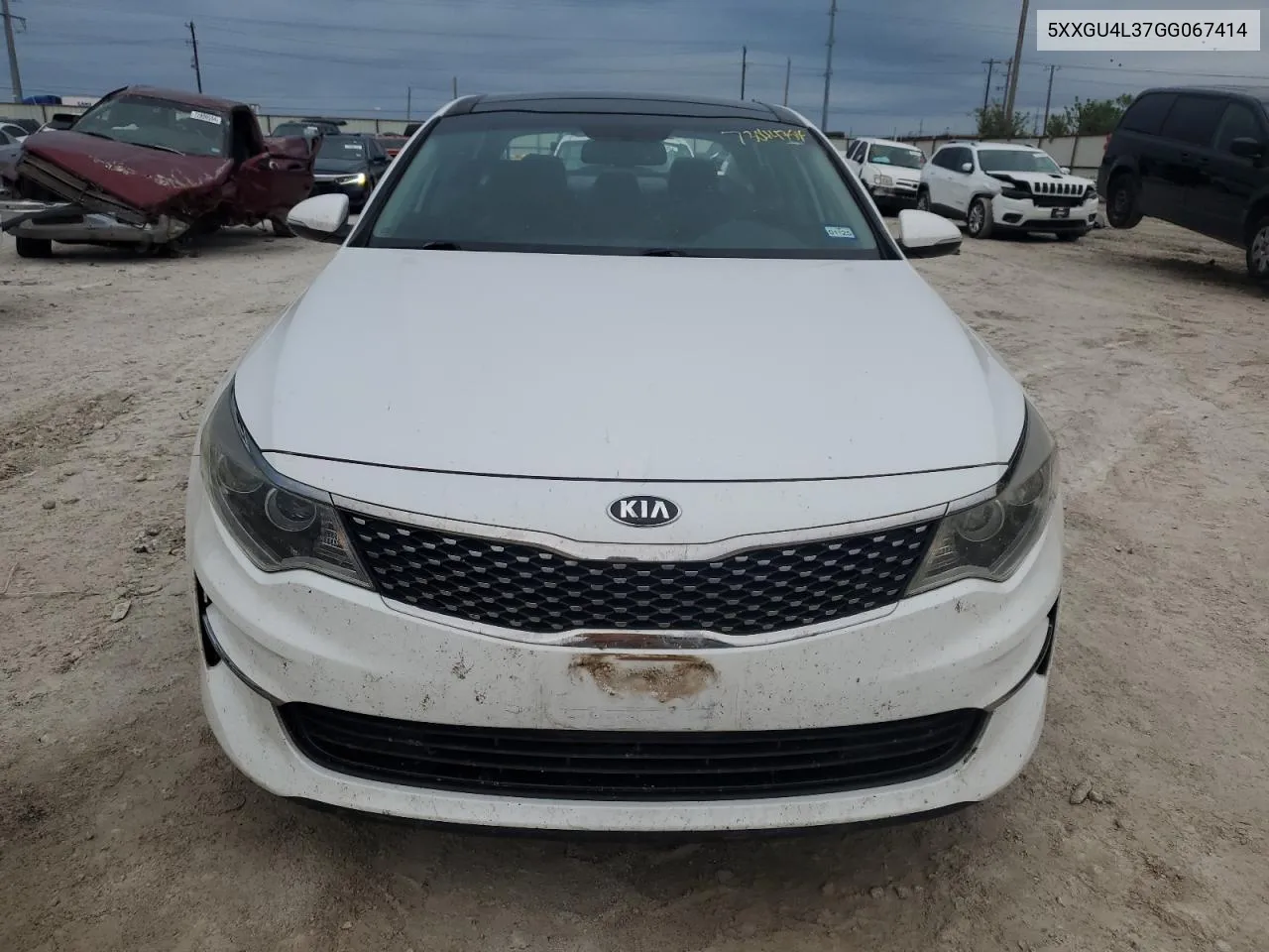 5XXGU4L37GG067414 2016 Kia Optima Ex