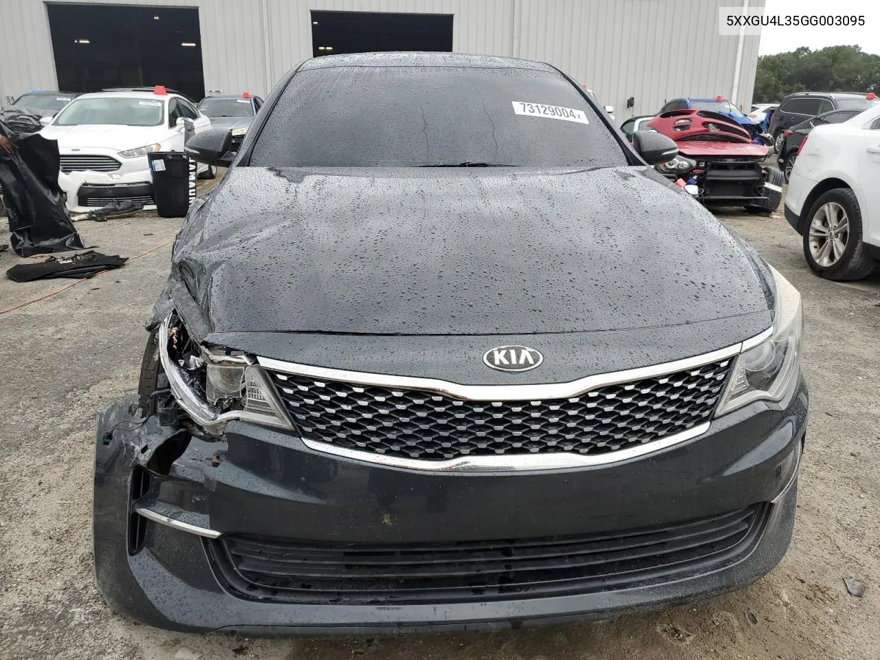 2016 Kia Optima Ex VIN: 5XXGU4L35GG003095 Lot: 73129004