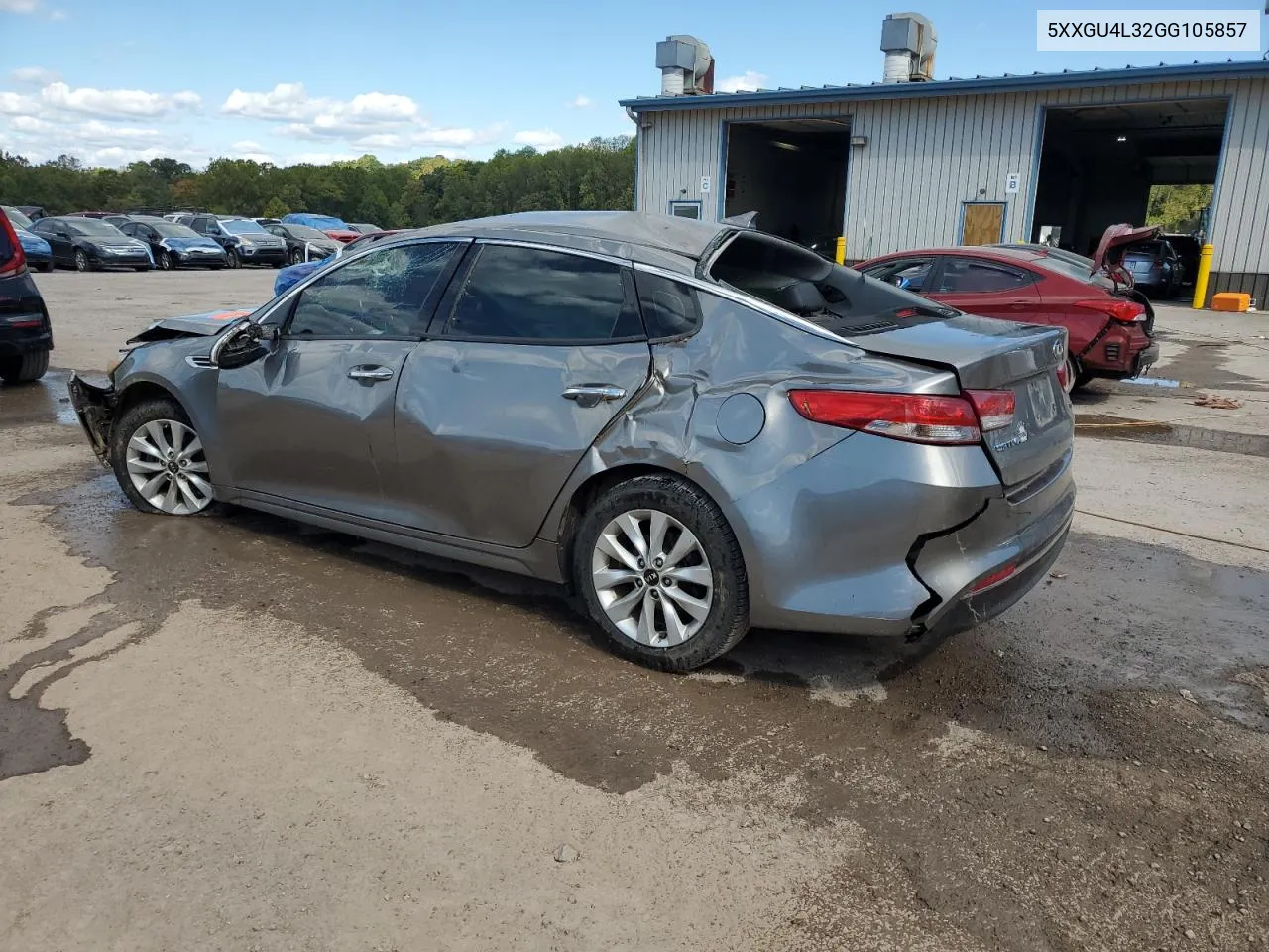 2016 Kia Optima Ex VIN: 5XXGU4L32GG105857 Lot: 73140794