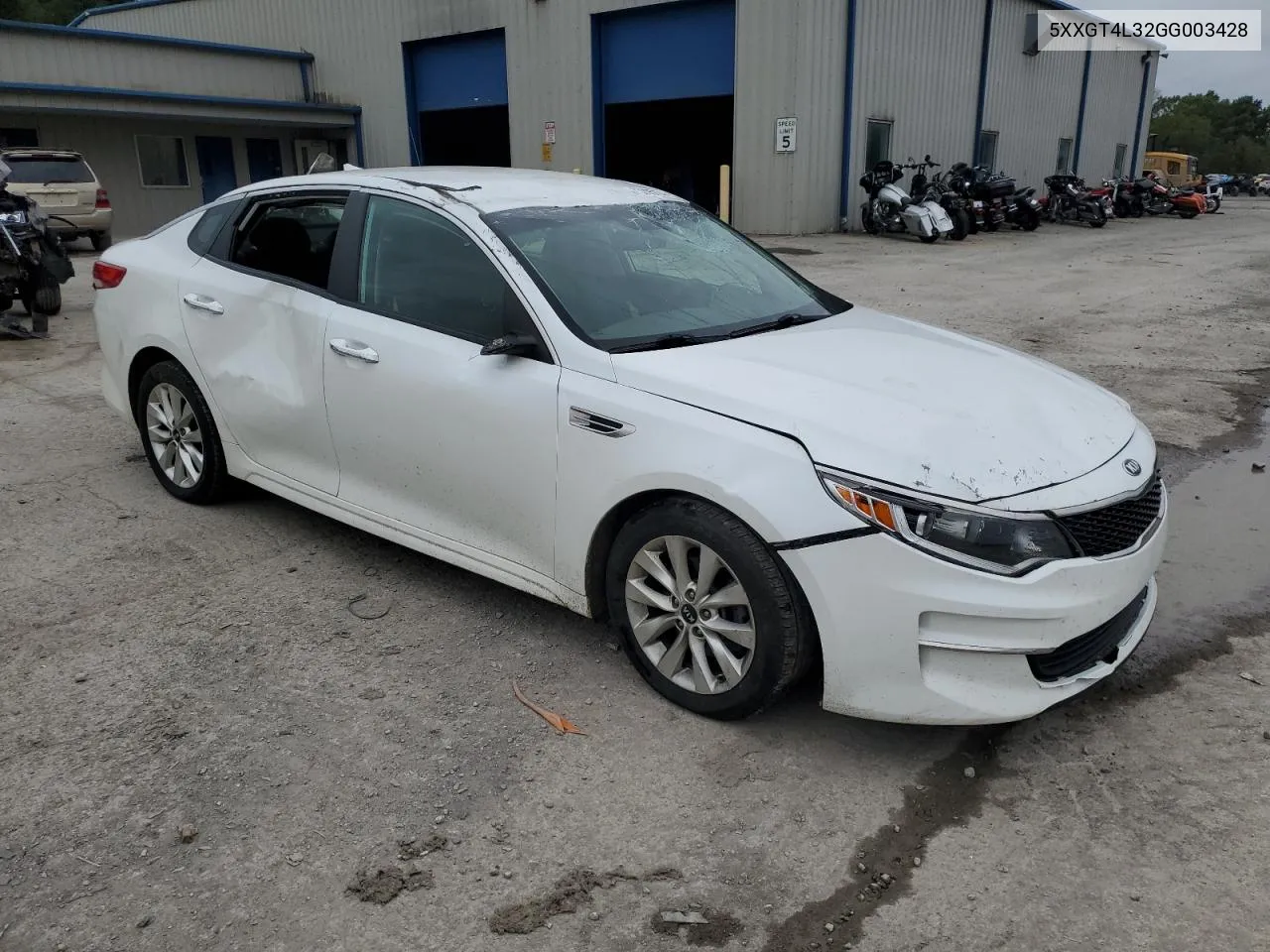 2016 Kia Optima Lx VIN: 5XXGT4L32GG003428 Lot: 73295774