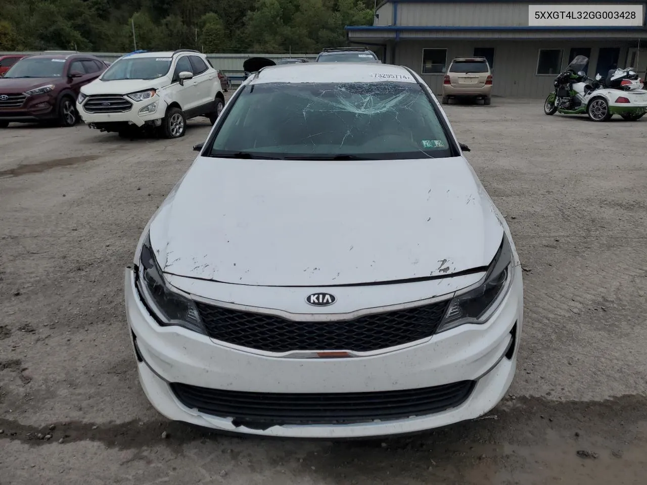 2016 Kia Optima Lx VIN: 5XXGT4L32GG003428 Lot: 73295774