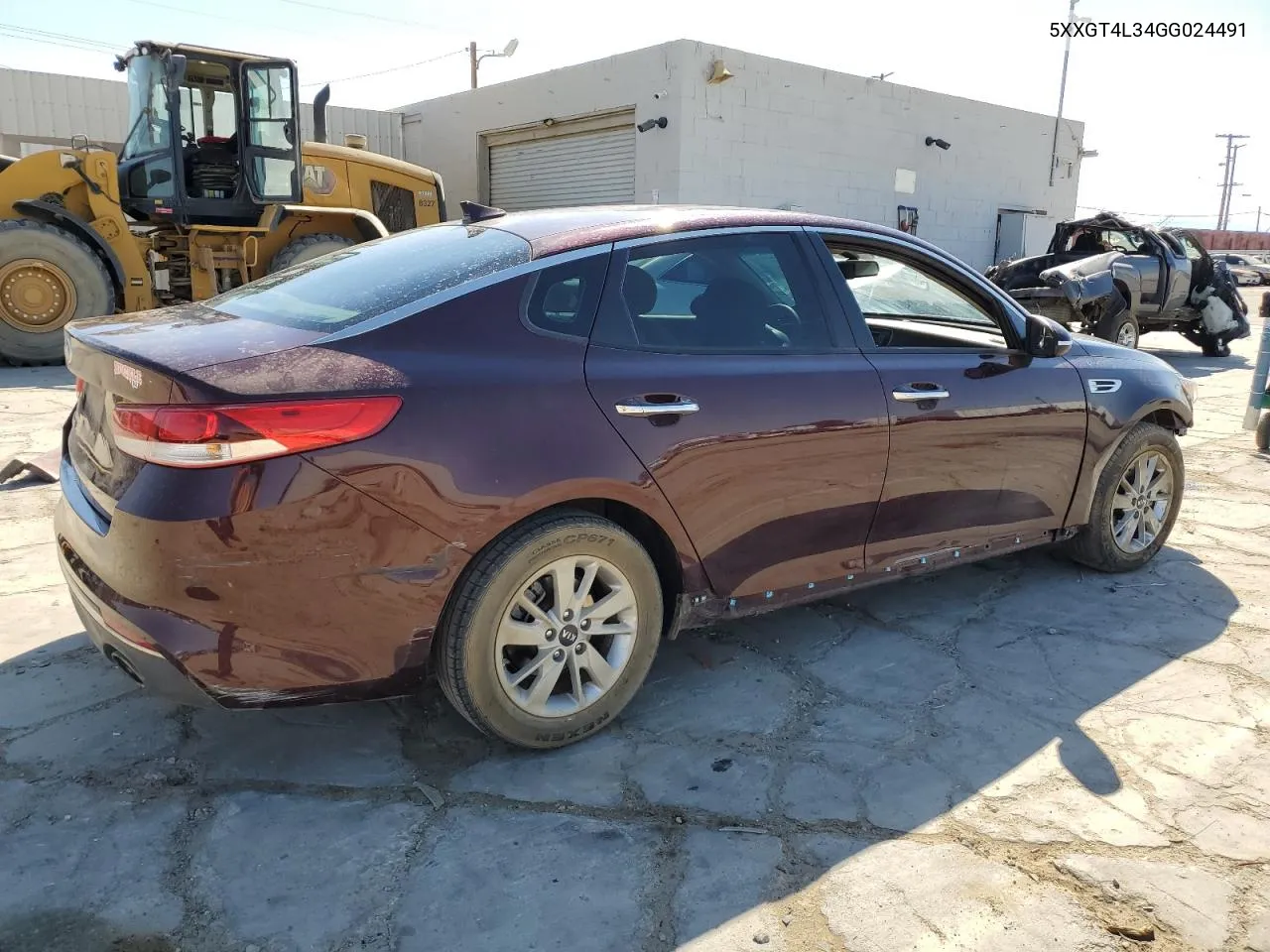 2016 Kia Optima Lx VIN: 5XXGT4L34GG024491 Lot: 73413114