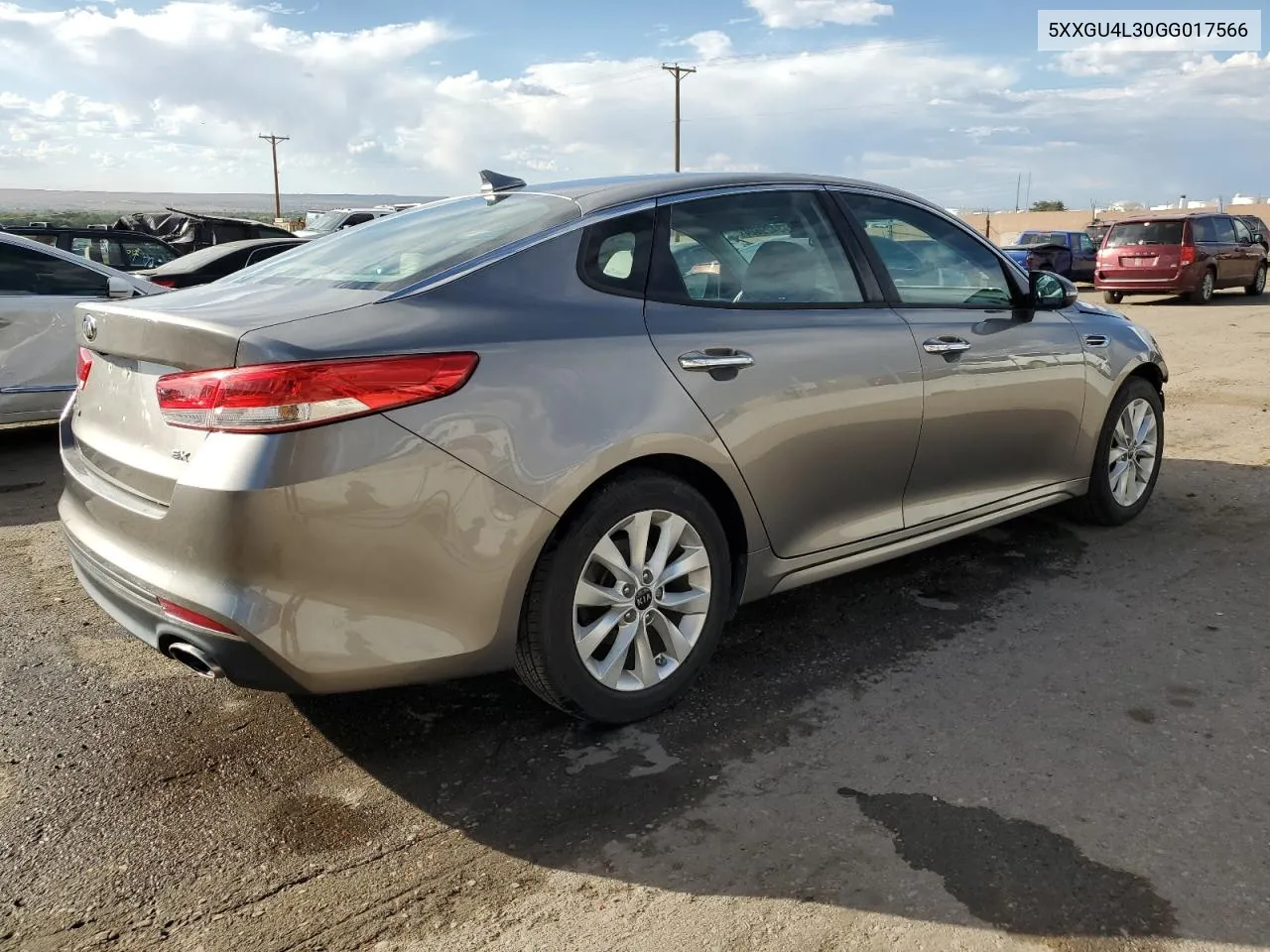 5XXGU4L30GG017566 2016 Kia Optima Ex