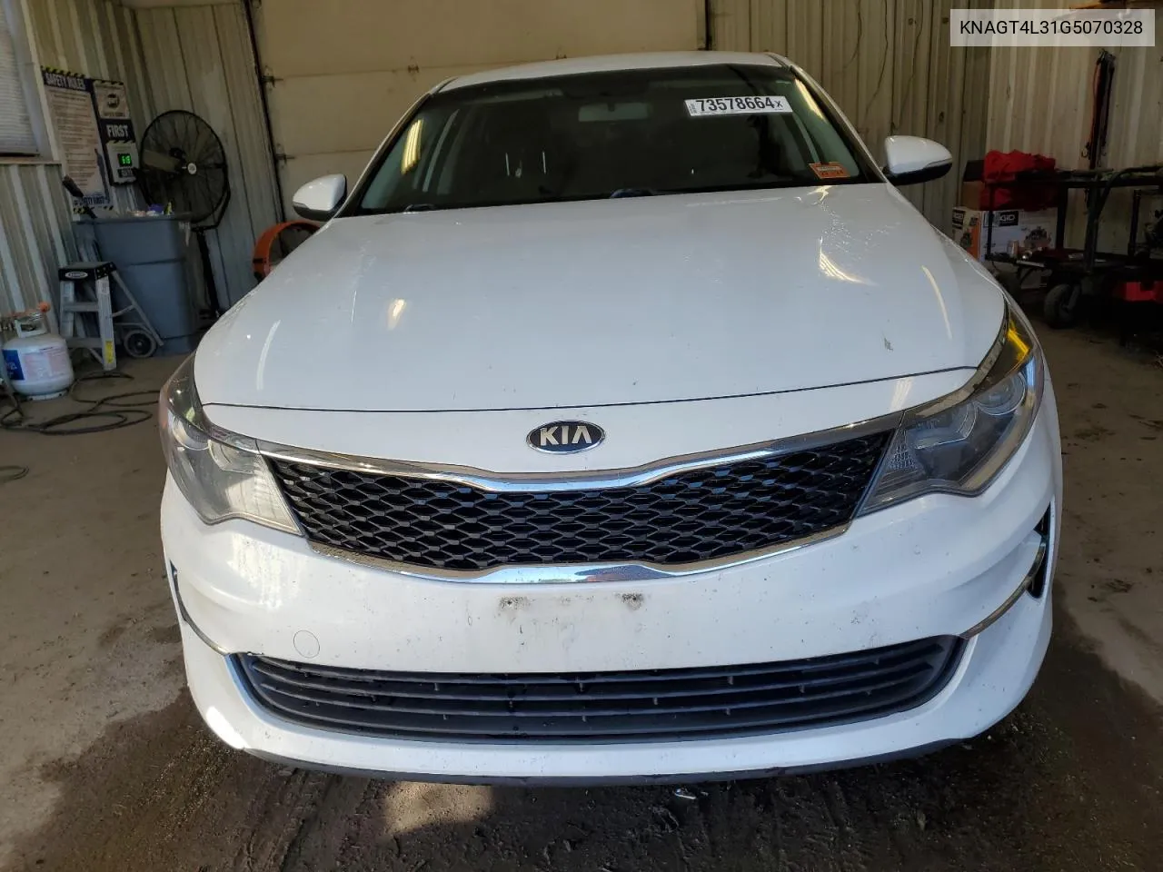 2016 Kia Optima Lx VIN: KNAGT4L31G5070328 Lot: 73578664