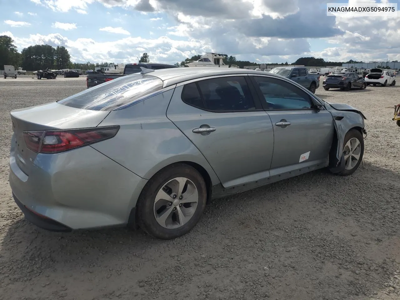 2016 Kia Optima Hybrid VIN: KNAGM4ADXG5094975 Lot: 73735004