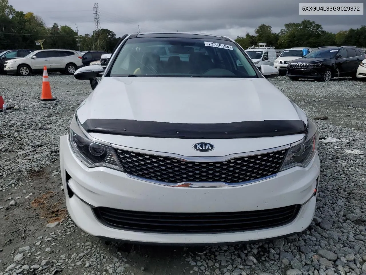 2016 Kia Optima Ex VIN: 5XXGU4L33GG029372 Lot: 73746194